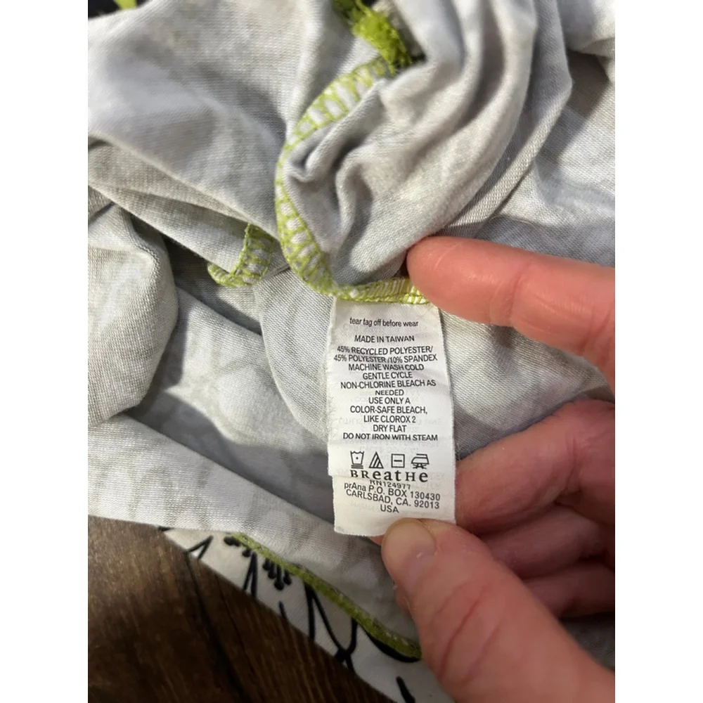 Prana Breathe Strappy Back Floral Athletic Dress S - Picture 8 of 10